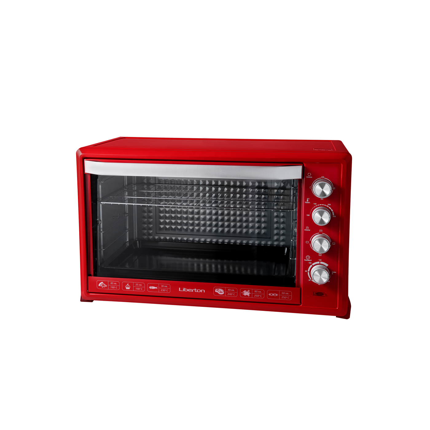 Electric oven LEO-1000 Red