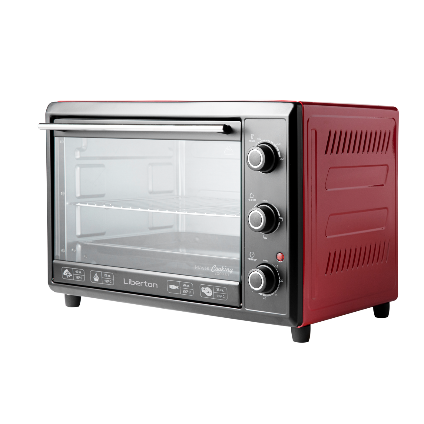 Electric oven LEO-400 Red