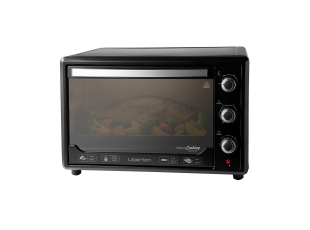 Electric oven LEO-480 Black Mirror