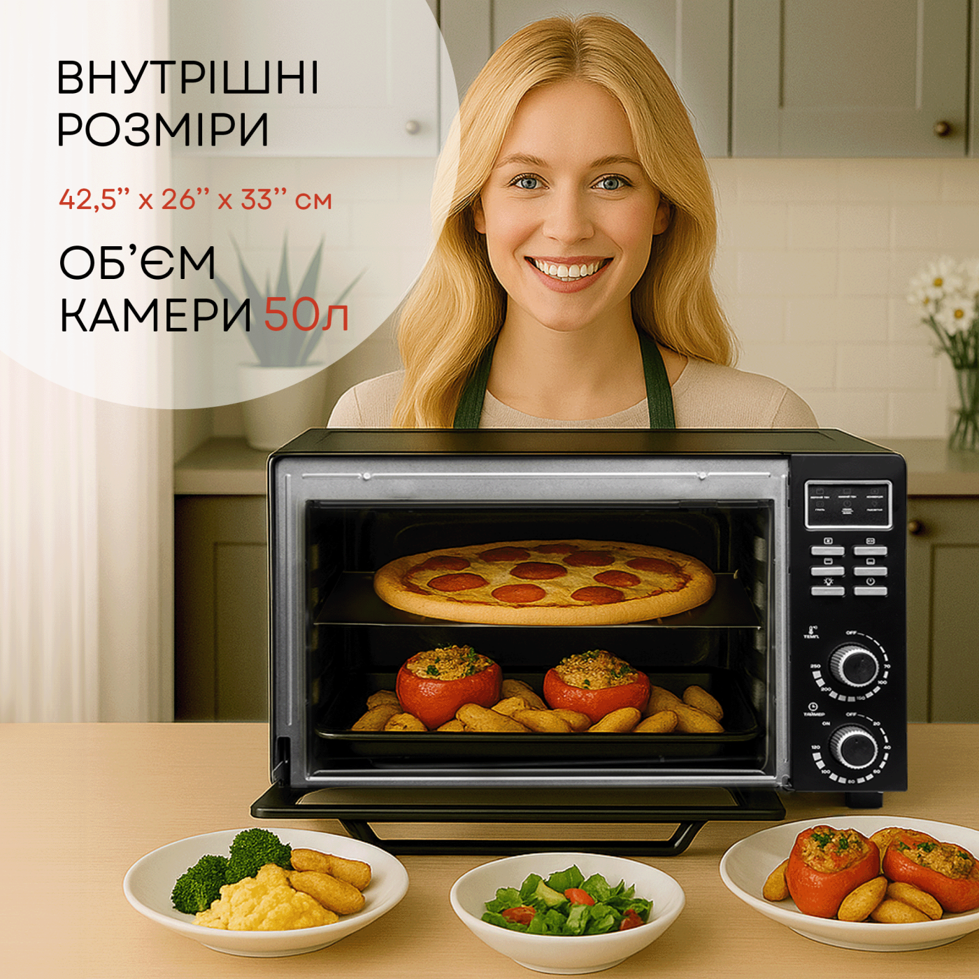 Електродуховка LEO-501Е Black