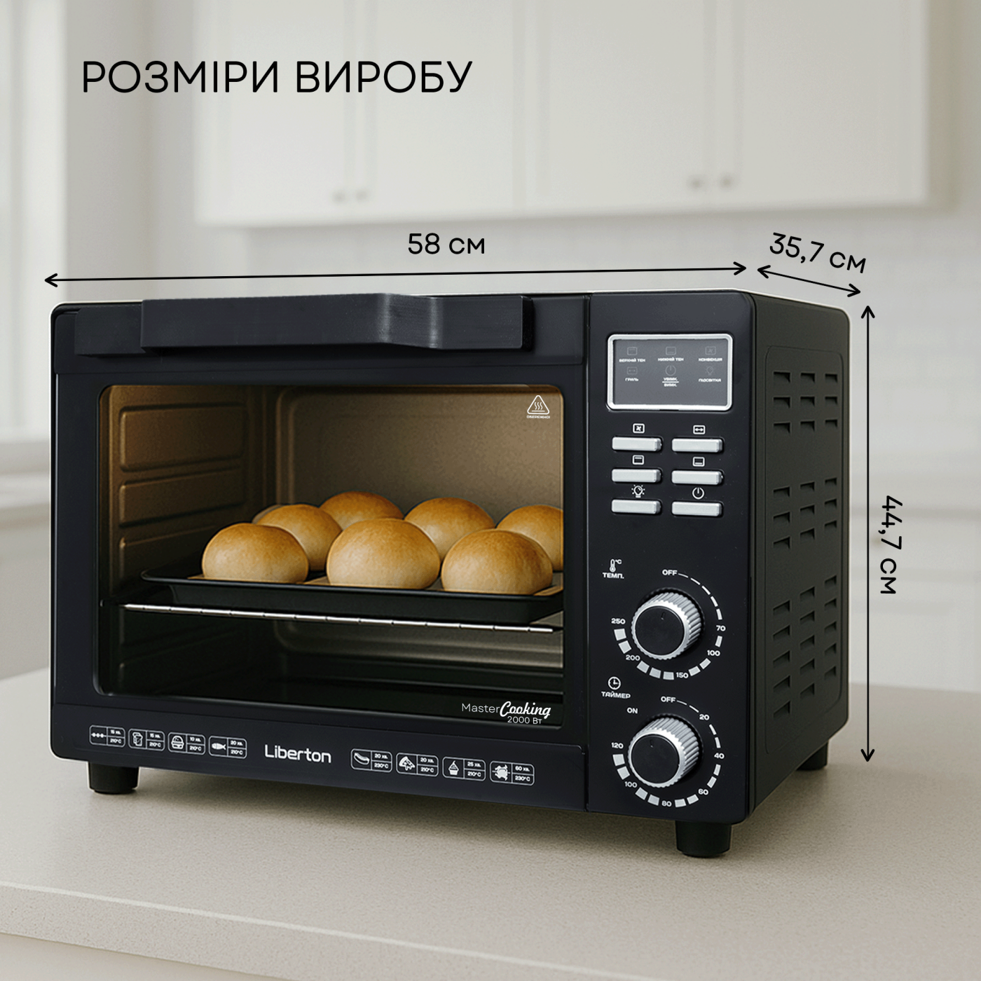 Електродуховка LEO-501Е Black