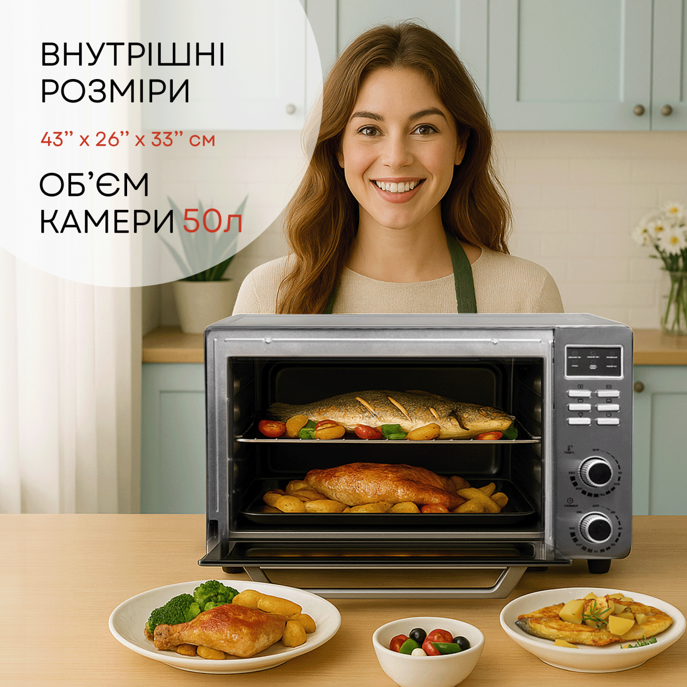 Electric oven LEO-501Е Inox