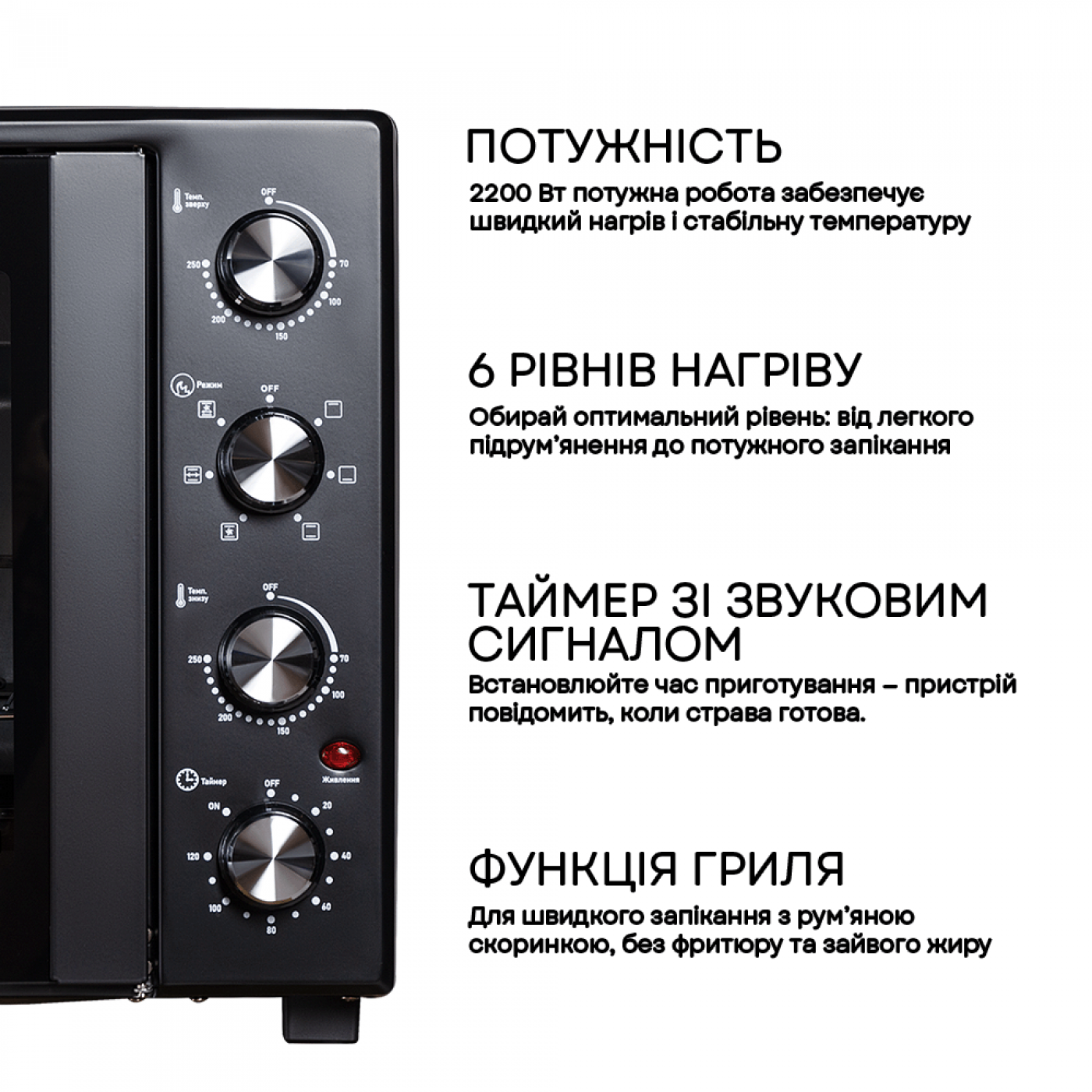 Електродуховка LEO-600 Black