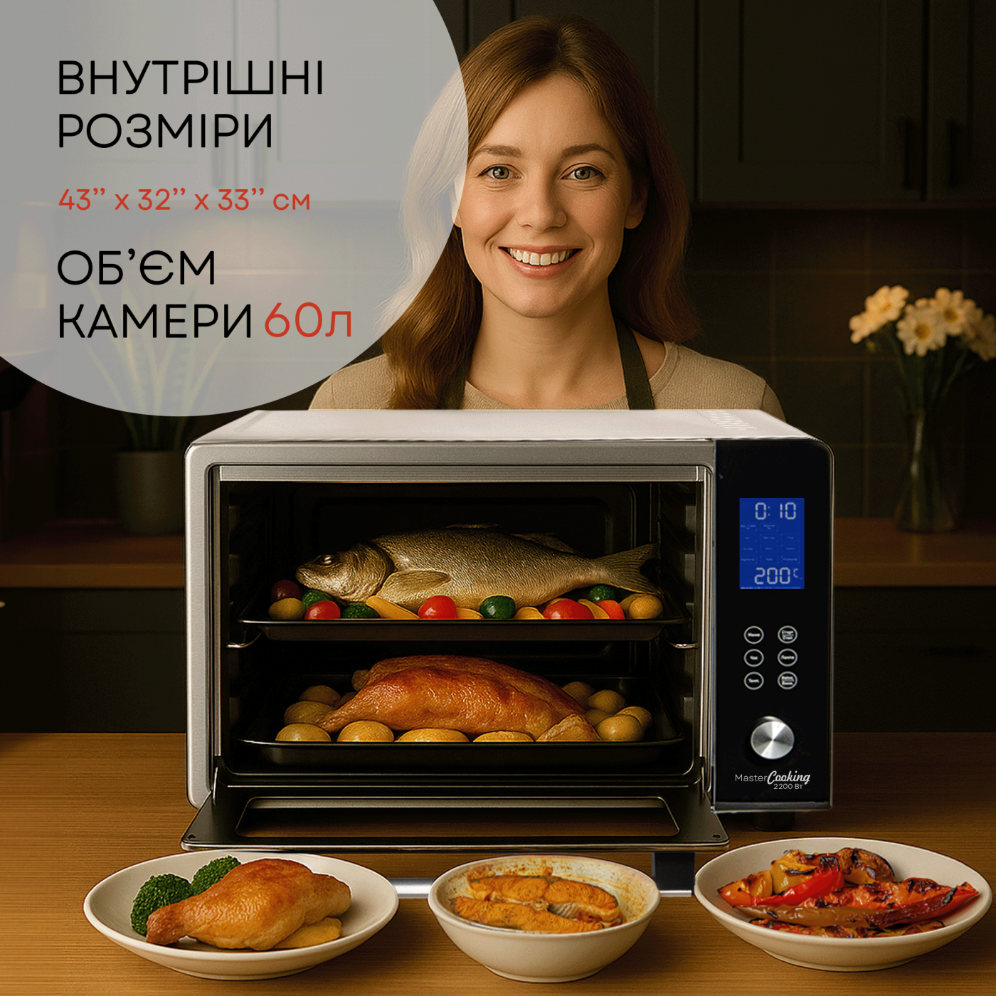 Електродуховка LEO-601Е Silver
