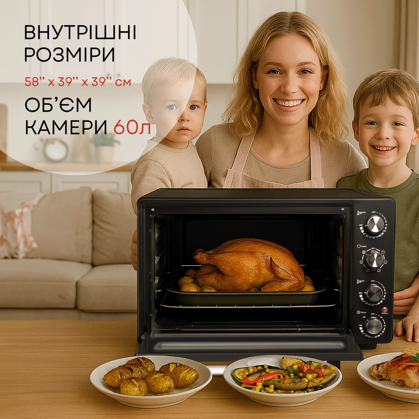 Електродуховка LEO-602 Black