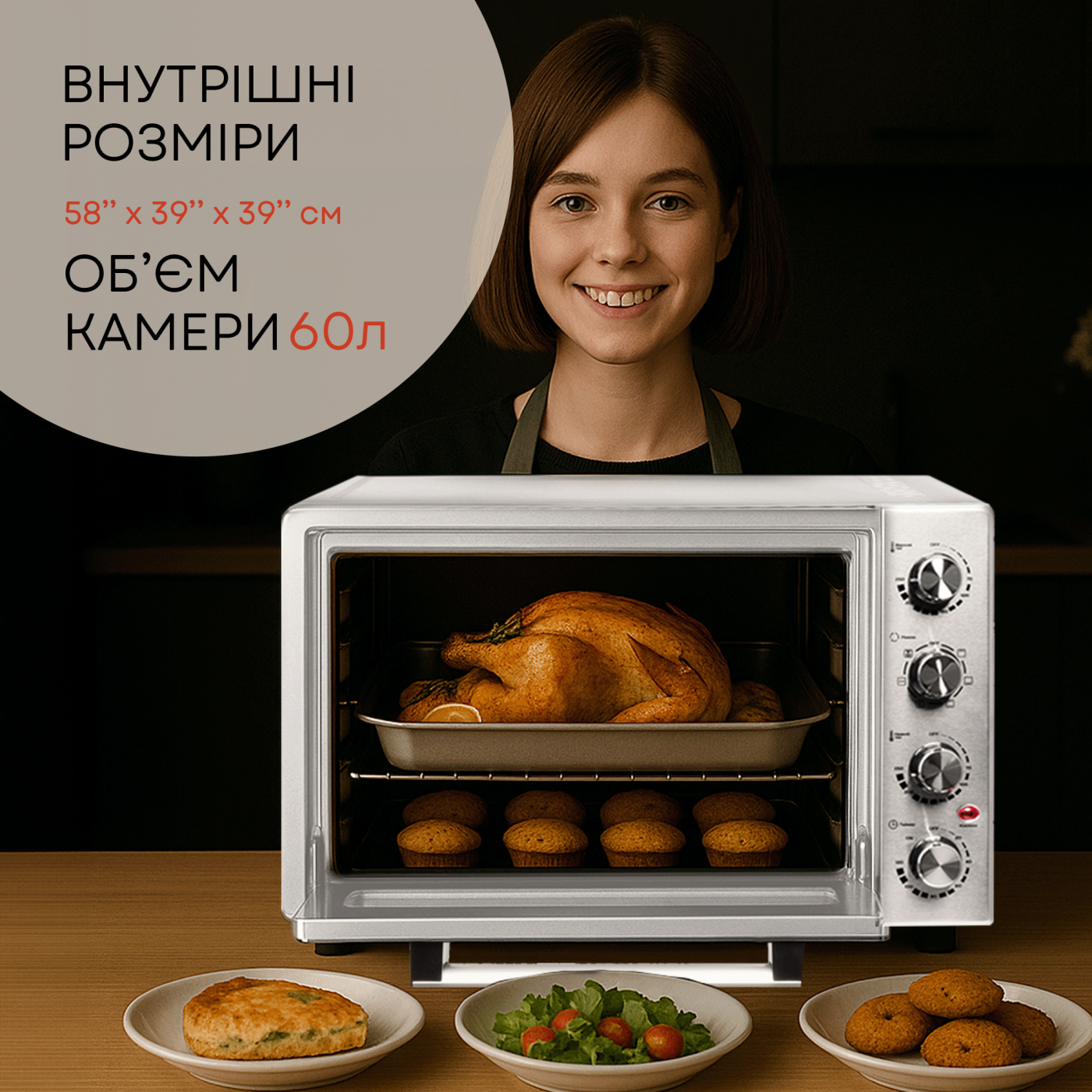 Електродуховка LEO-602 Inox