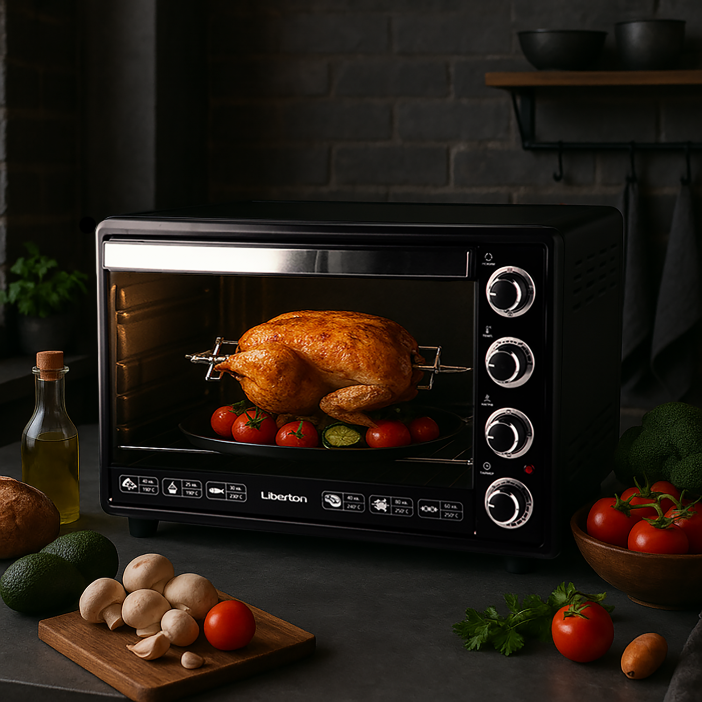 Electric oven LEO-650 Black