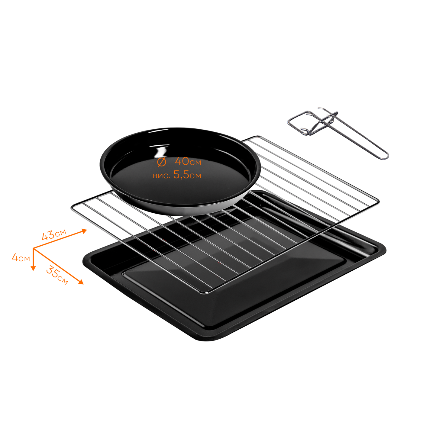 Electric oven LEO-650 Black
