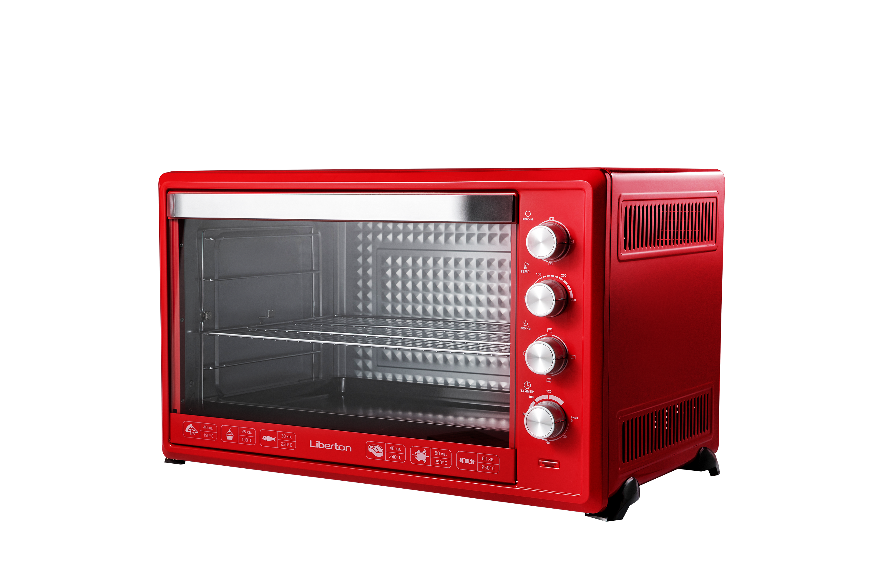 Electric oven LEO-1000 Red